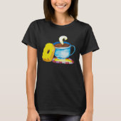 Doughnut and a Coffee Hand Drawn T-shirt (Voorkant)