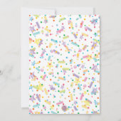 Doughnut Baby Sprinkle Kleurrijk Kaart (Achterkant)