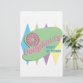 doughnut briefpapier (Staand voorkant)