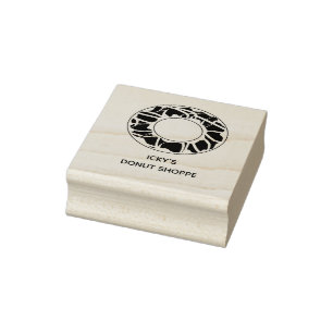 Doughnut Business Art Stamp Rubberstempel