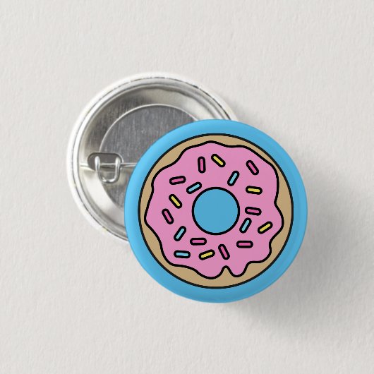 Doughnut Cute Badge Pin Button (Voorkant /achterkant)