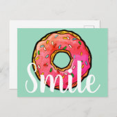 Doughnut Delite SMILE Briefkaart (Voorkant / Achterkant)