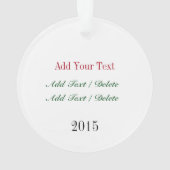 Doughnut / Donut Bakery Ornament - SRF (achterkant)