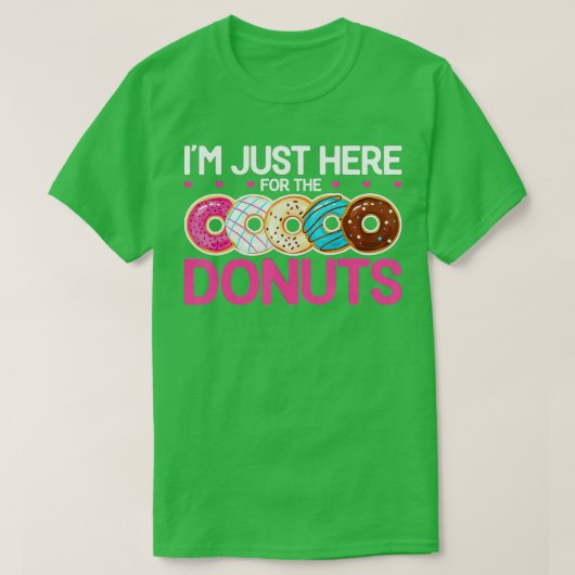 Doughnut Donut Lover citeert me net hier voor de T-shirt (Design voorkant)
