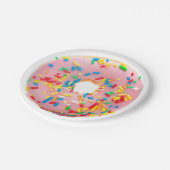 Doughnut - Donut Papieren Bordje (Gekanteld)