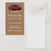 Doughnut en bagel-winkelbakkerij visitekaartje (Voorkant / Achterkant)