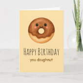 Doughnut Folded Birthday Card  Kaart (Voorkant)
