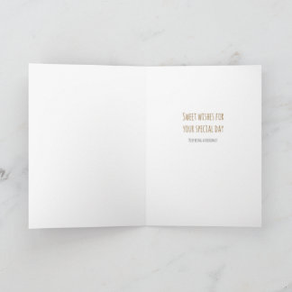 Doughnut Folded Birthday Card  Kaart