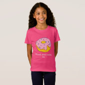 Doughnut grappige slogan schattig eten t-shirt (Voorkant volledig)