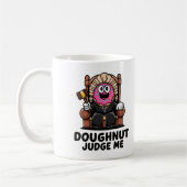 Doughnut Judge Me Schattigee koffie Mok voor koffi (Links)