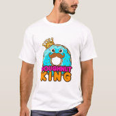 Doughnut King Donut Lover Mannen Boys T-shirt (Voorkant)