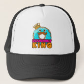 Doughnut King Donut Lover Mannen Boys Trucker Pet (Voorkant)