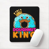 Doughnut King Donut Lover Mannen Muismat (Met muis)