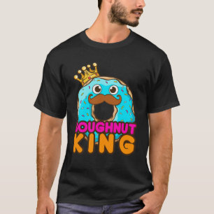 Doughnut King Donut Lover Mannen T-shirt
