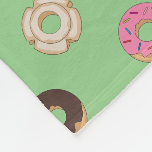 Doughnut King Fleece Deken (Hoek)