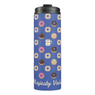Doughnut King Personalized Thermosbeker