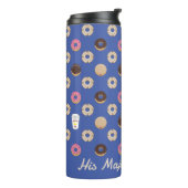 Doughnut King Personalized Thermosbeker (Gedraaid links)