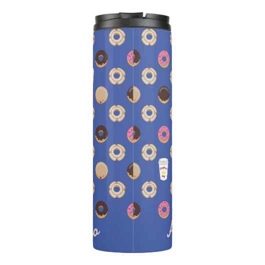 Doughnut King Personalized Thermosbeker (Achterkant)