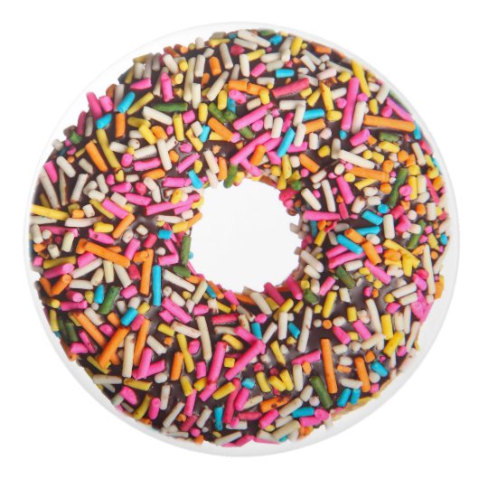 doughnut ladeknop keramische knop (Voorkant)