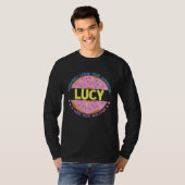 Doughnut Loose Your Sprinkles Lucy Is Here Your We T-shirt (Voorkant volledig)