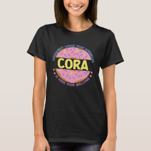 Doughnut Losse Uw Sprinkles Cora Is Hier Uw We T-shirt