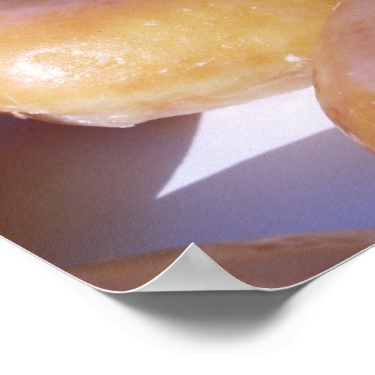 Doughnut op Canvas Poster (Hoek)