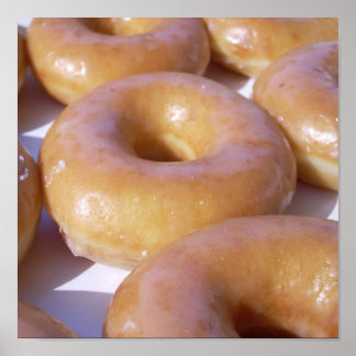 Doughnut op Canvas Poster