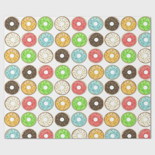 Doughnut-pakpapier Cadeaupapier (Vlak)