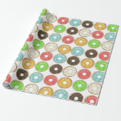 Doughnut-pakpapier Cadeaupapier (Uitgerold)