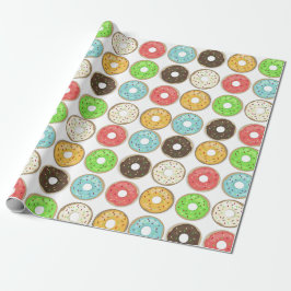 Doughnut-pakpapier Cadeaupapier