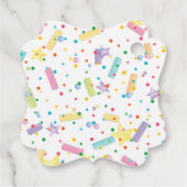 Doughnut Party Gepersonaliseerd Dank u Bedankjes Labels (Achterkant)