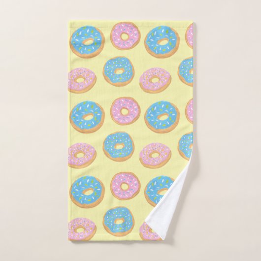 Doughnut Pattern Bad Handdoek (Handdoek)