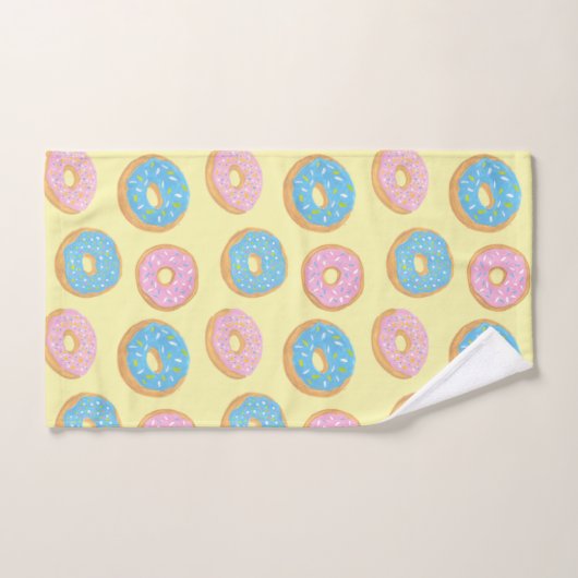 Doughnut Pattern Bad Handdoek (Handdoek)