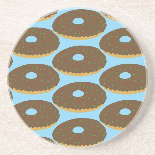 Doughnut Sandstone Coaster Zandsteen Onderzetter (Voorkant)