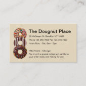 Doughnut Shop Design Visitekaartje (Voorkant)