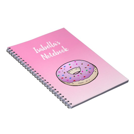 Doughnut Spiral Foto Notitieboek (Rechterzijde)