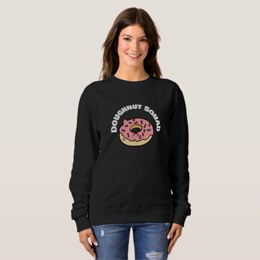 Doughnut Squad Funny Baker Trui (Voorkant volledig)