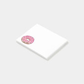Doughnut w/Sprinkles Breakfast Food Donut Post-it Post-it® Notes (Schuin)