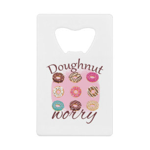 Doughnut Worry Creditkaart Flessenopener