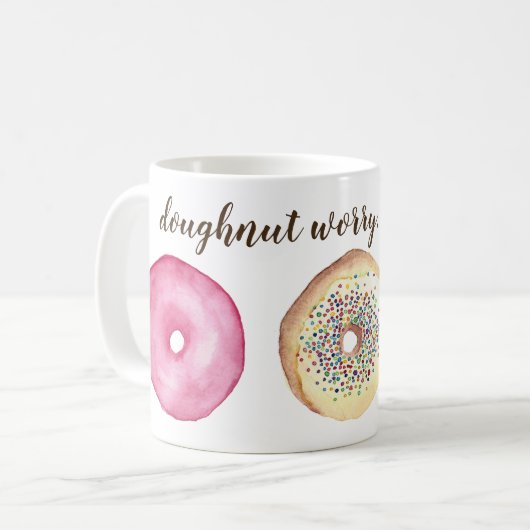 Doughnut Worry Koffiemok (Voorkant links)