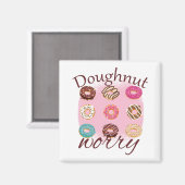 Doughnut Worry Magneet (Voorkant / Achterkant)