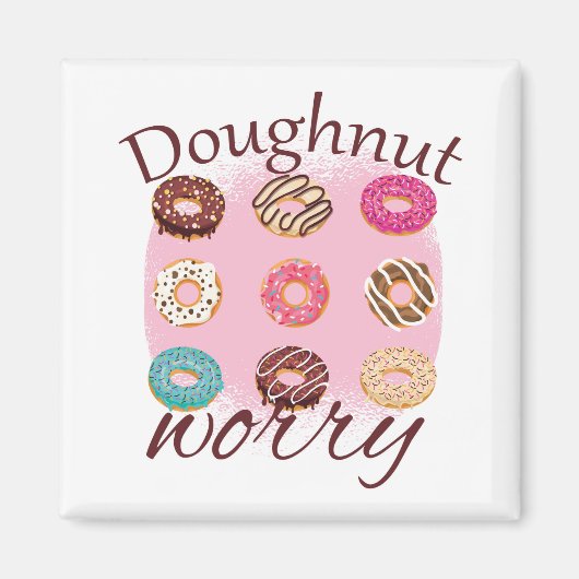 Doughnut Worry Magneet (Voorkant)
