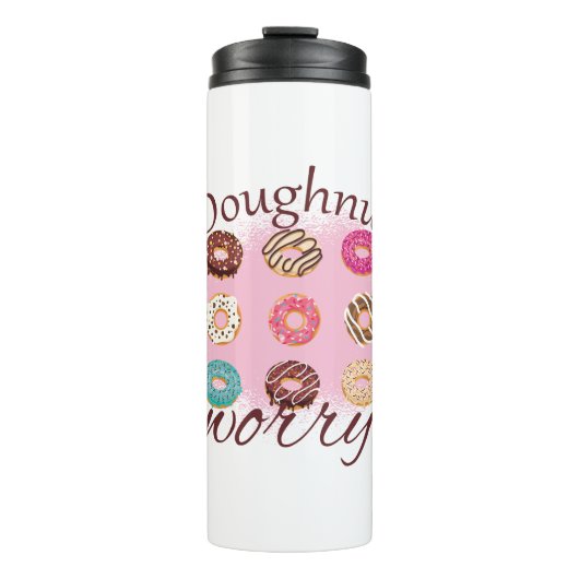 Doughnut Worry Thermosbeker (Voorkant)
