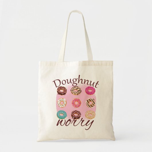 DOUGHNUT-WORRY TOTE BAG (Voorkant)