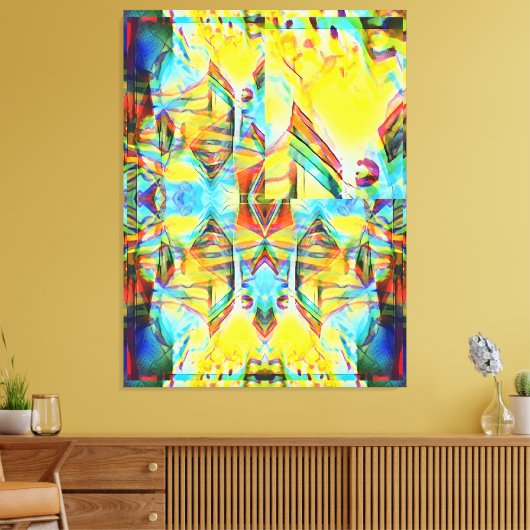 Doughnuts Full of Demons Canvas Afdruk (Insitu (Woonkamer))