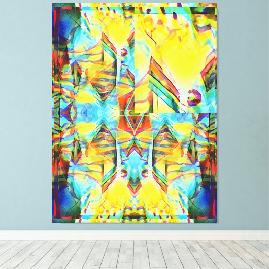 Doughnuts Full of Demons Canvas Afdruk (Insitu (Houten vloer))