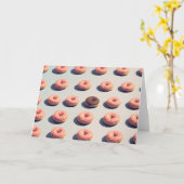 Doughnuts in een Groep Kaart (Gele Bloem)