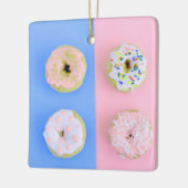 Doughnuts pastel keramisch ornament (Links)