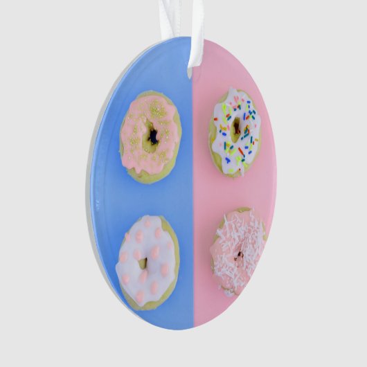 Doughnuts pastel ornament (voorkant)