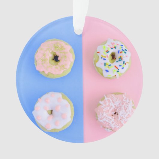 Doughnuts pastel ornament (voorkant)